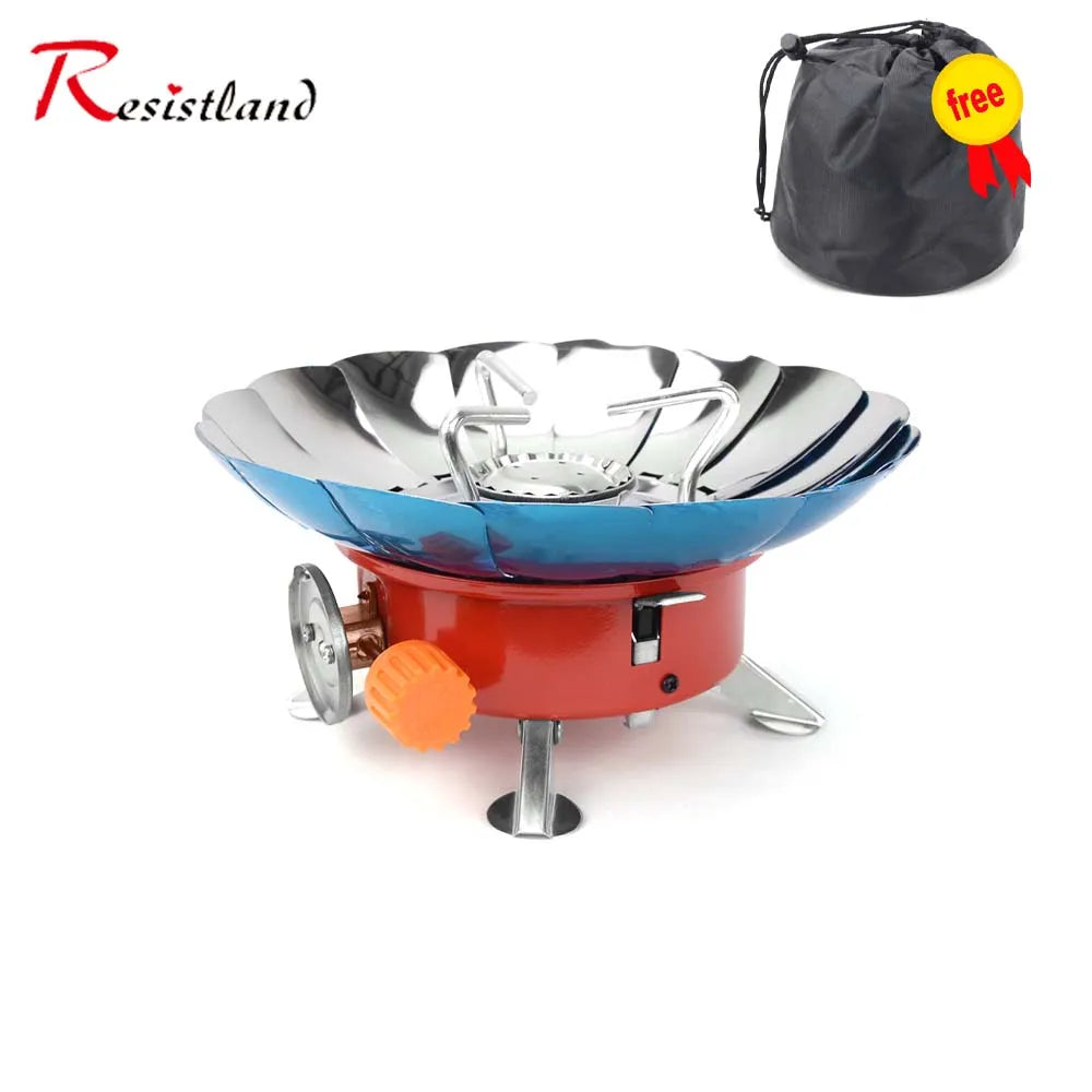 2800W Windproof Portable Outdoor Camping Gas Stove – Picnic Burner with Storage Bag